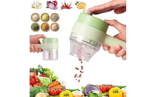 Portable Electric Vegetable Cutter Set